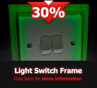 Glow in the Dark Light Switch Frame